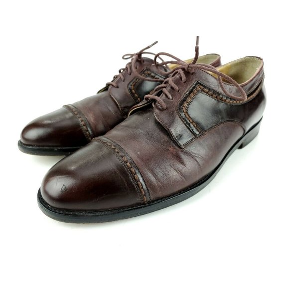 JOHNSTON & MURPHY PANTERA SIZE 8.5 M BROWN CAP TOE main image 7